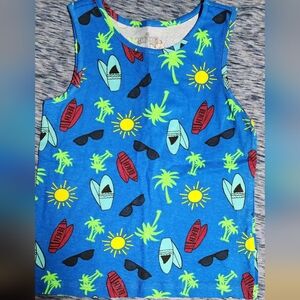 Beach theme boys tank